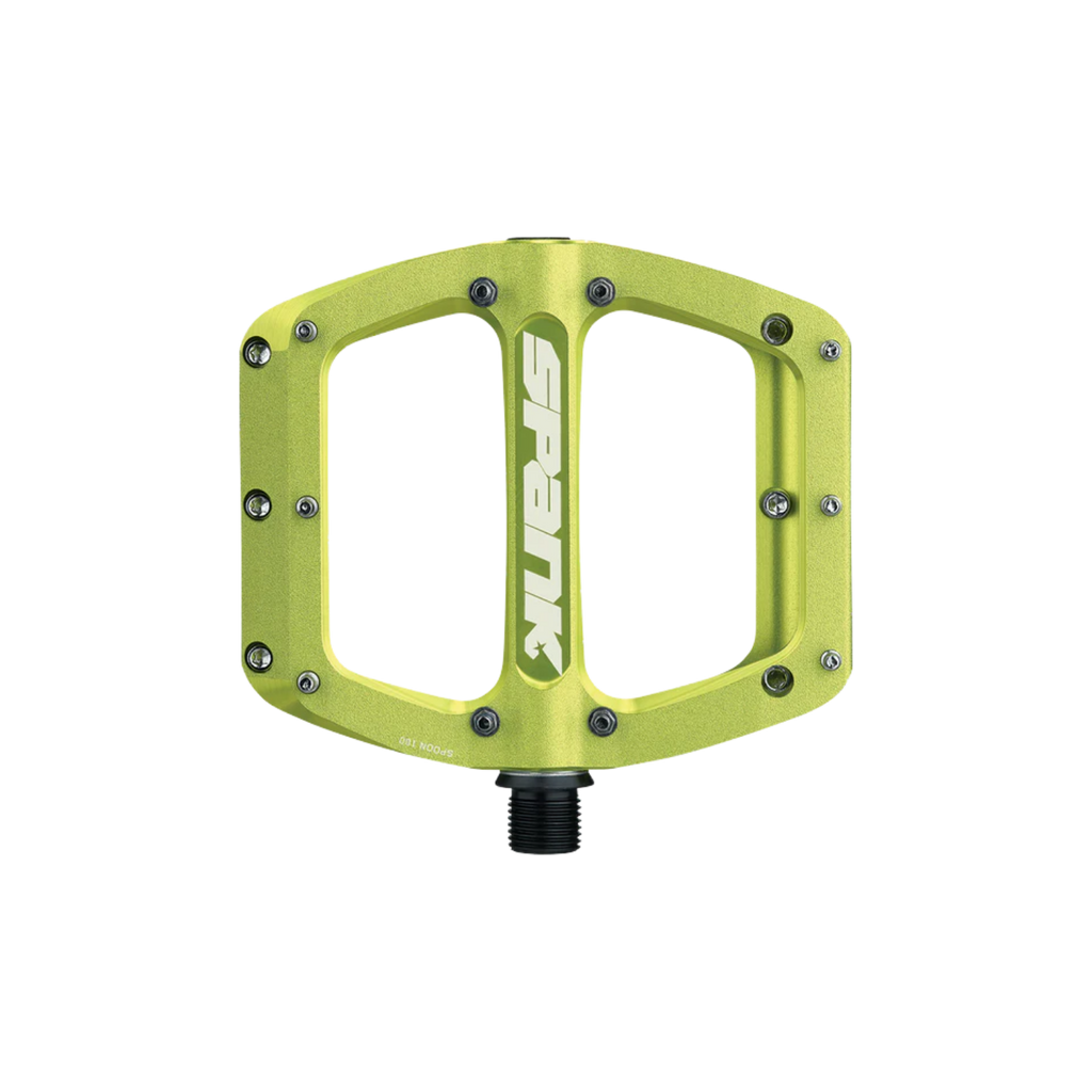 Spank Spoon Pedals - Green
