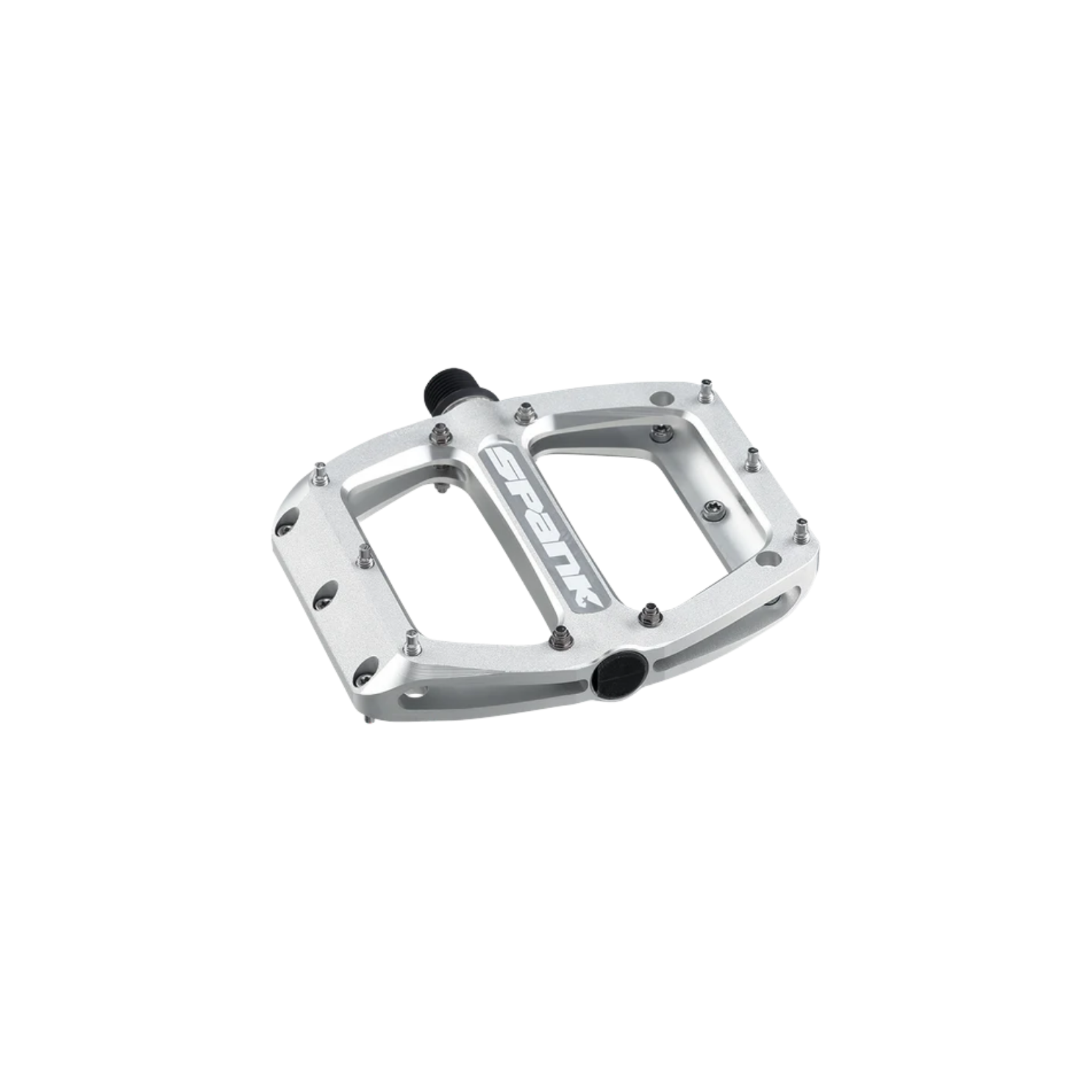 Spank Spoon Pedals - Raw Silver