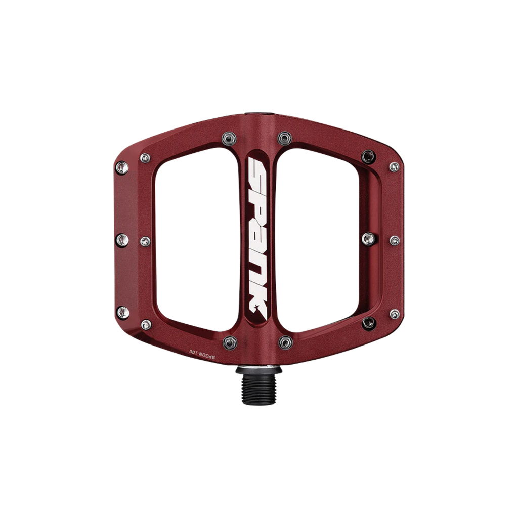 Spank Spoon Pedals - Red