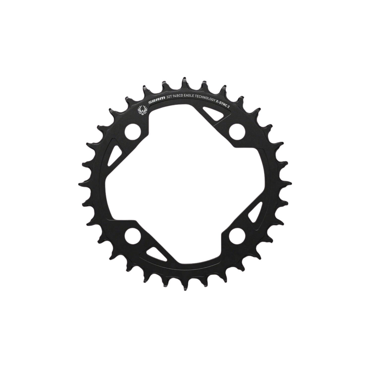 SRAM Chain Ring X-SYNC 2 32T 94 BCD Alum Eagle Black Light EMTB