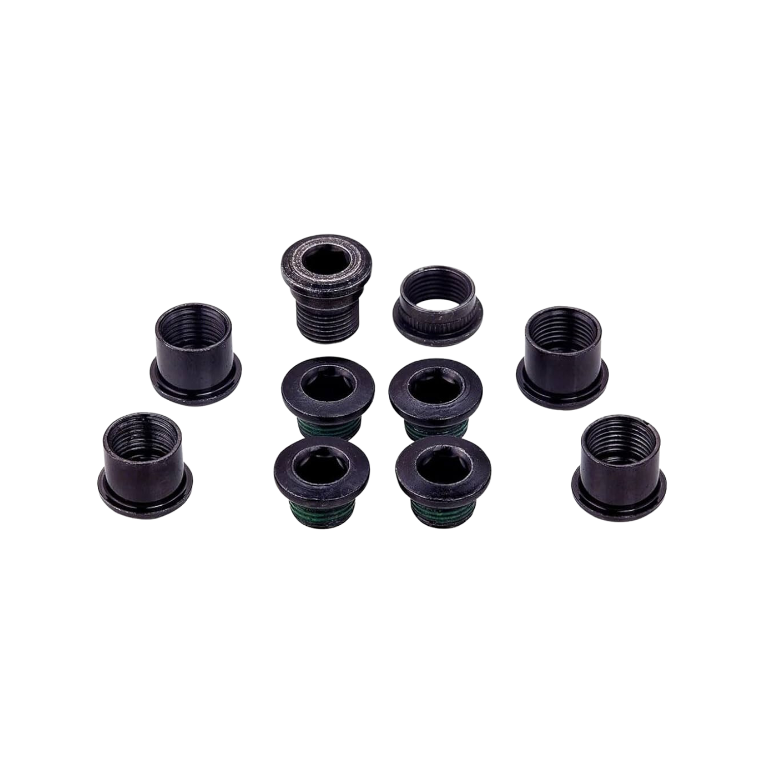 SRAM Chainring Bolt Kit Red Quarq Hidden Bolt 5-Arm Steel Black