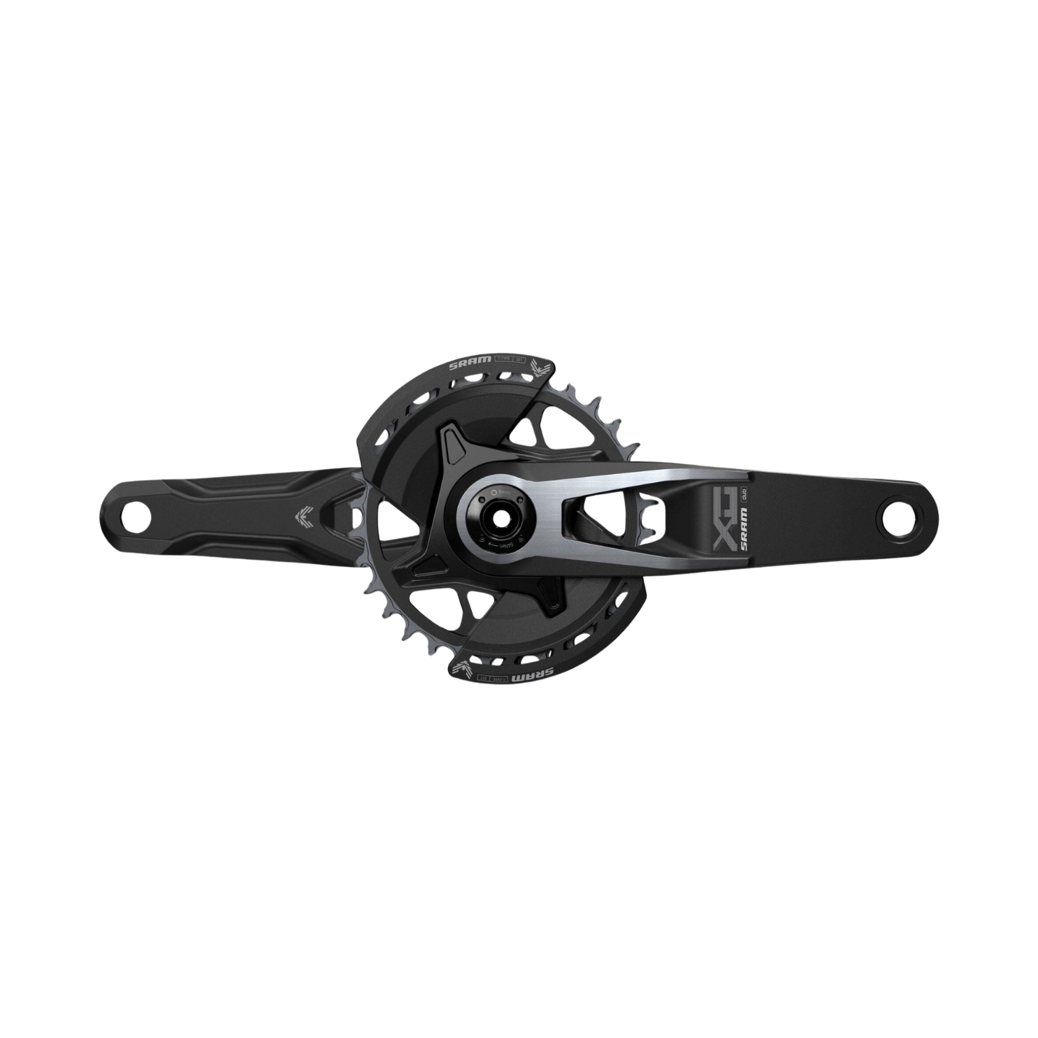 Sram 曲柄组 X0 Eagle V2 Q174 CL55 DUB MTB Wide 165 黑色 2-gu