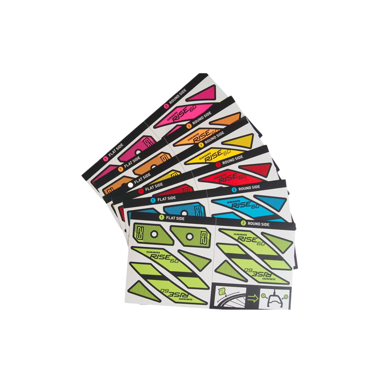 Sram Decal Kit For 1x Rise 60 Mountain Bike Rim 29"