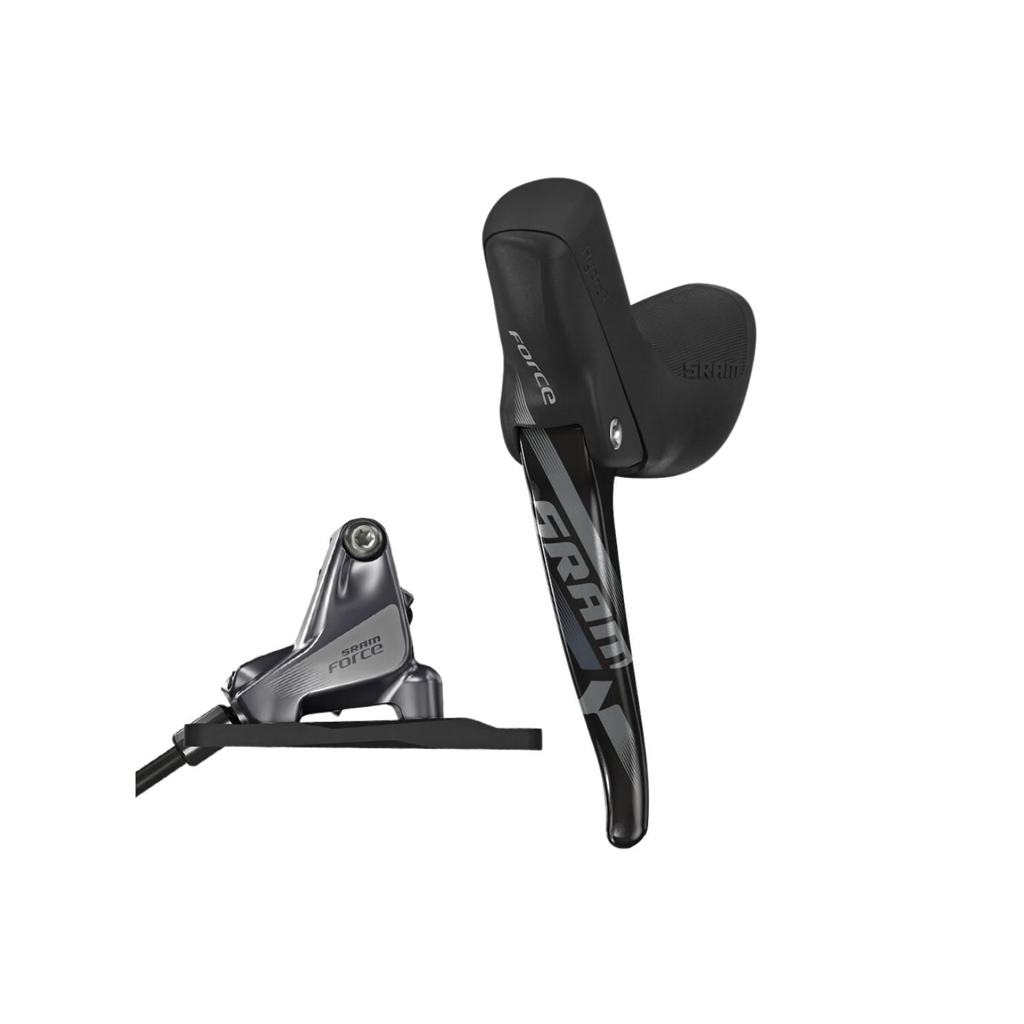SRAM Force 1 Moto 液压刹车杆 + 卡钳 - 平装后刹车 - 左