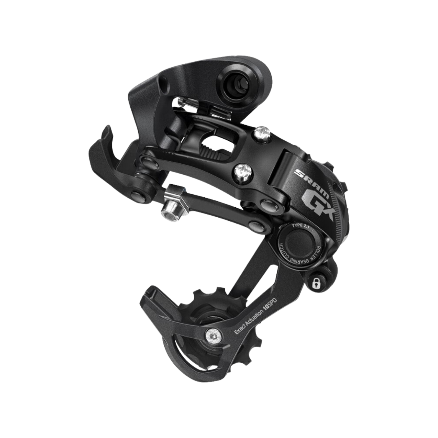Sram GX 类型 2.1 后拨链器 10 速长腿黑色