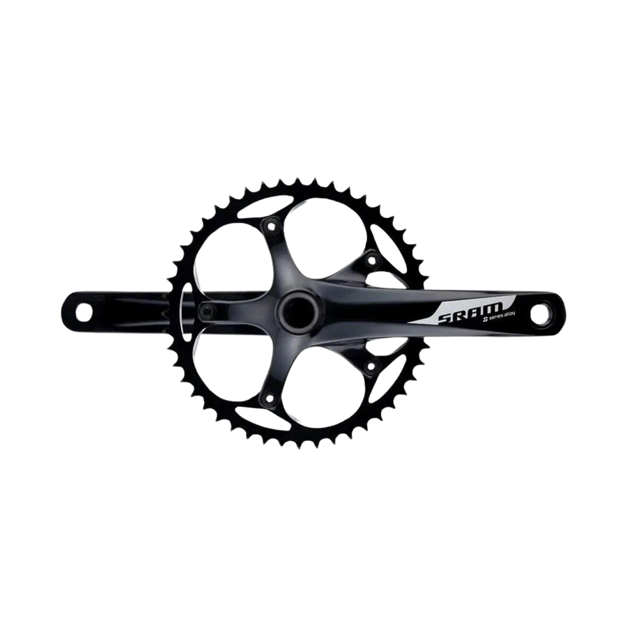 Sram S300 Track Chainset Mirror Black GXP 165 130 BCD 48 Tooth