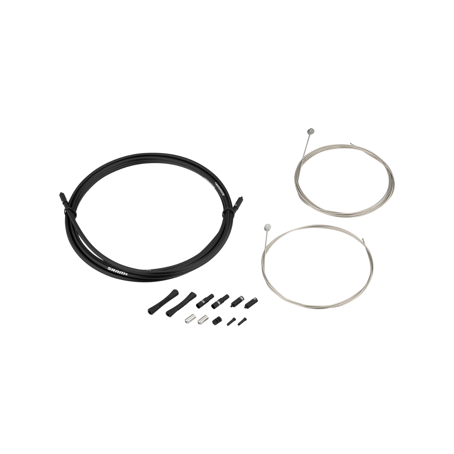 SRAM SlickWire MTB Brake Cable Kit Black 5mm (1x 1350mm, 1x 2350m)