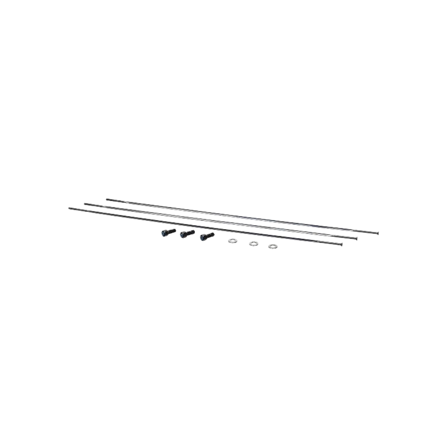Sram 辐条/辐条帽 270 毫米 直拉 黑色导轨 50 26 英寸 数量：3 