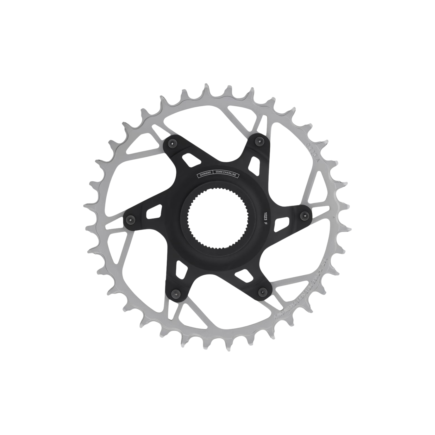 SRAM T-Type Sprocket for Shimano STEPS Motors - 34 Tooth - Black/Silver