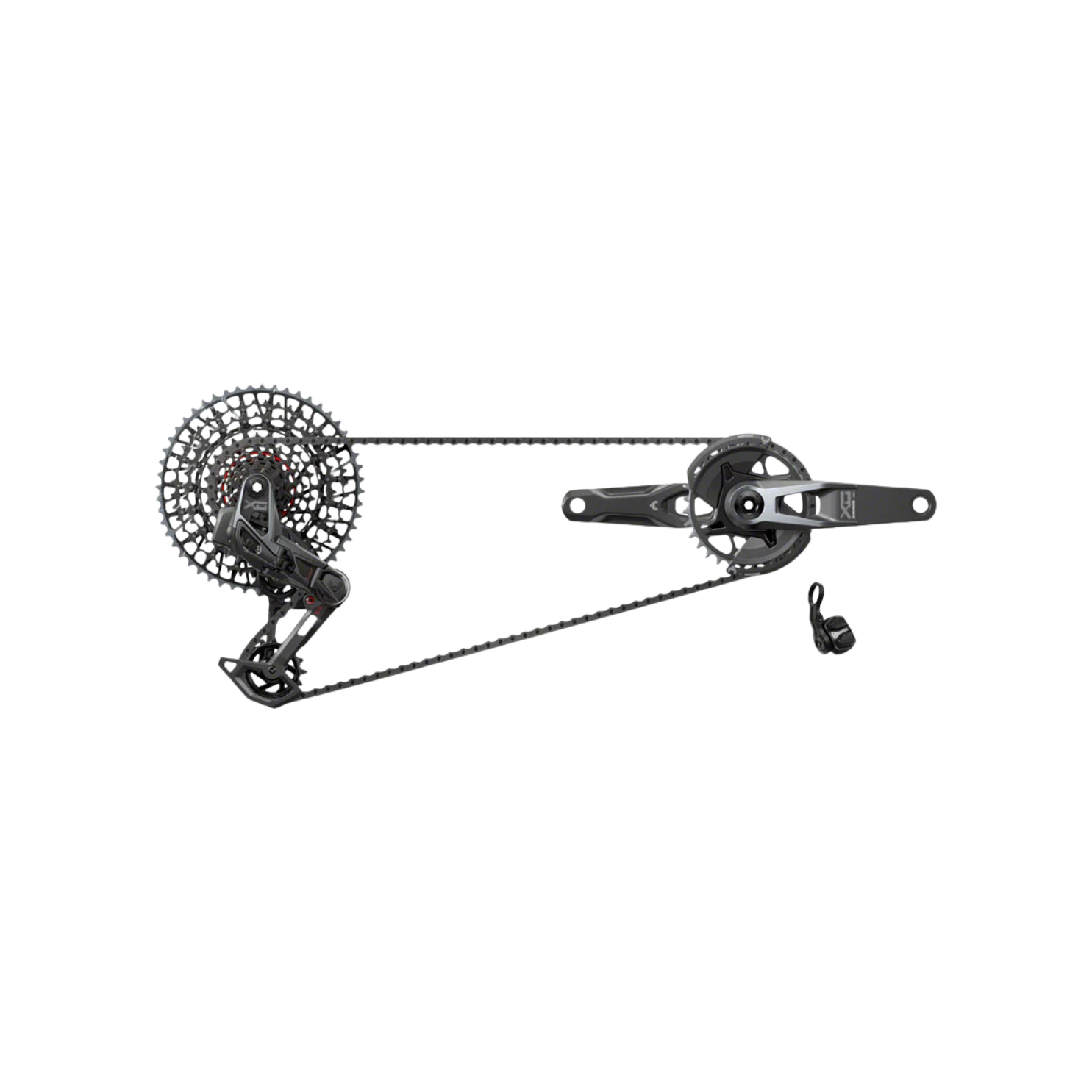 SRAM X0 Eagle T-Type 1x12 Speed Groupset V2 - 175mm Cranks, 32t Ring