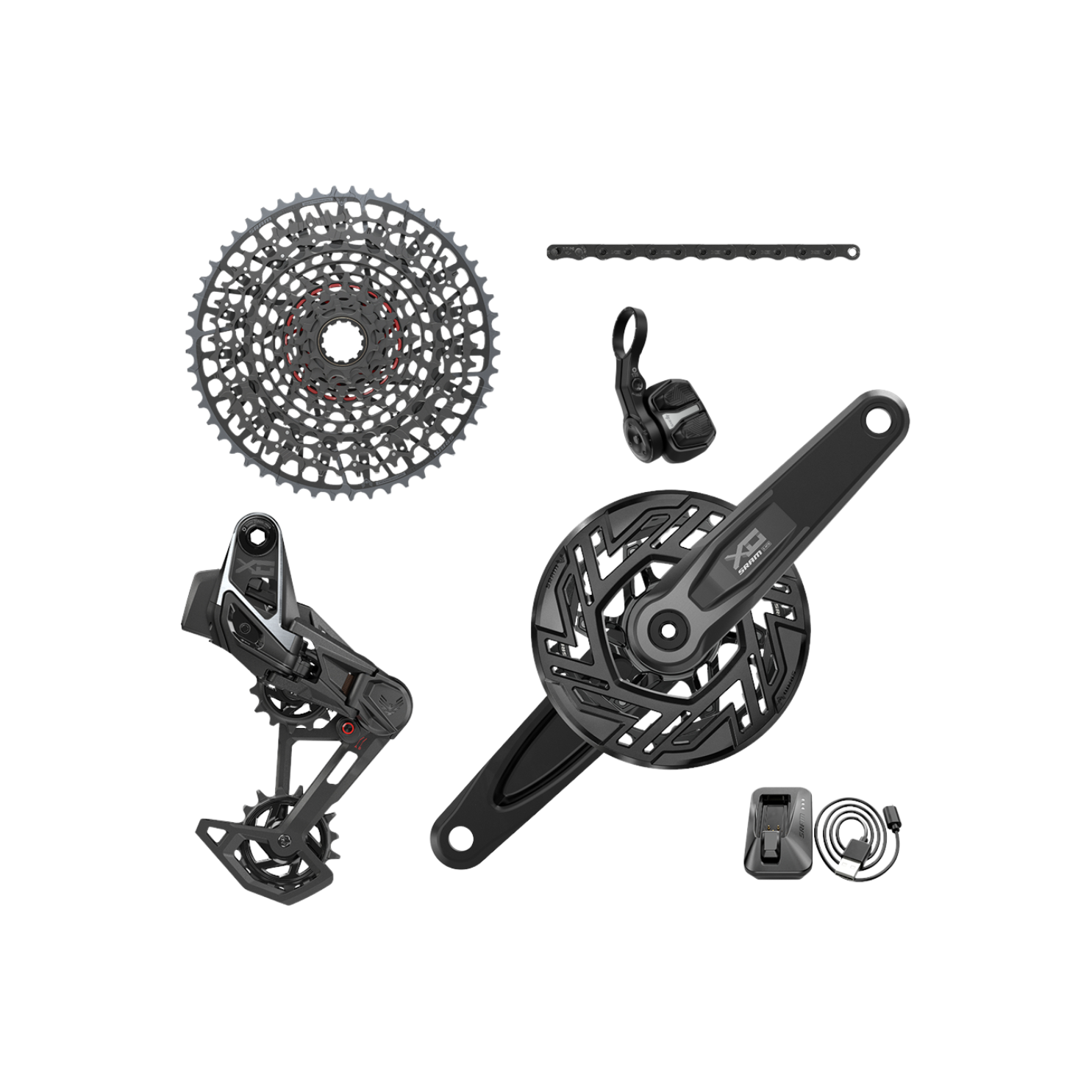 Sram X0 T 型 Eagle E-MTB Bosch Transmission AXS 套件 160 毫米