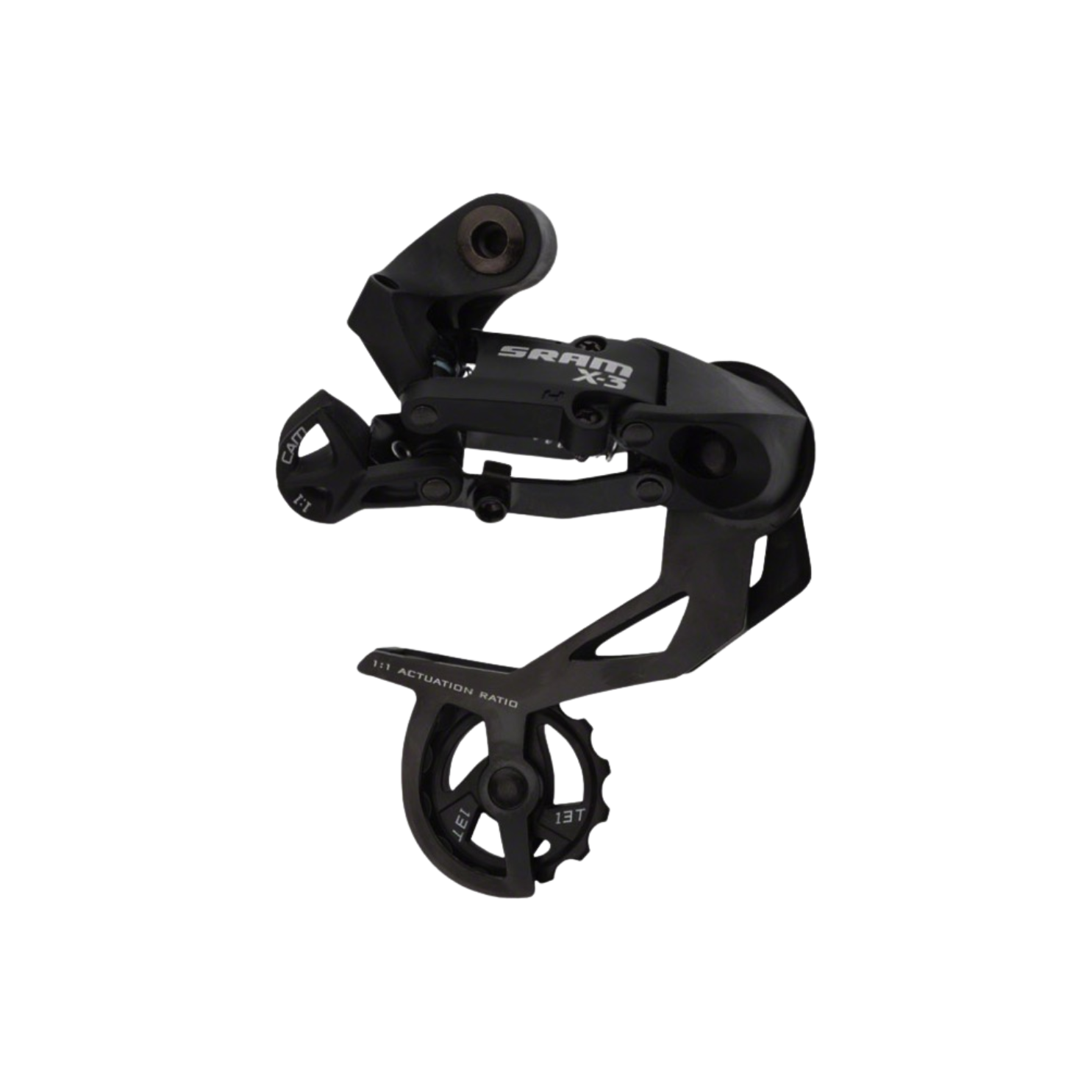 SRAM X3 Rear Derailleur 8 Speed Black MY10