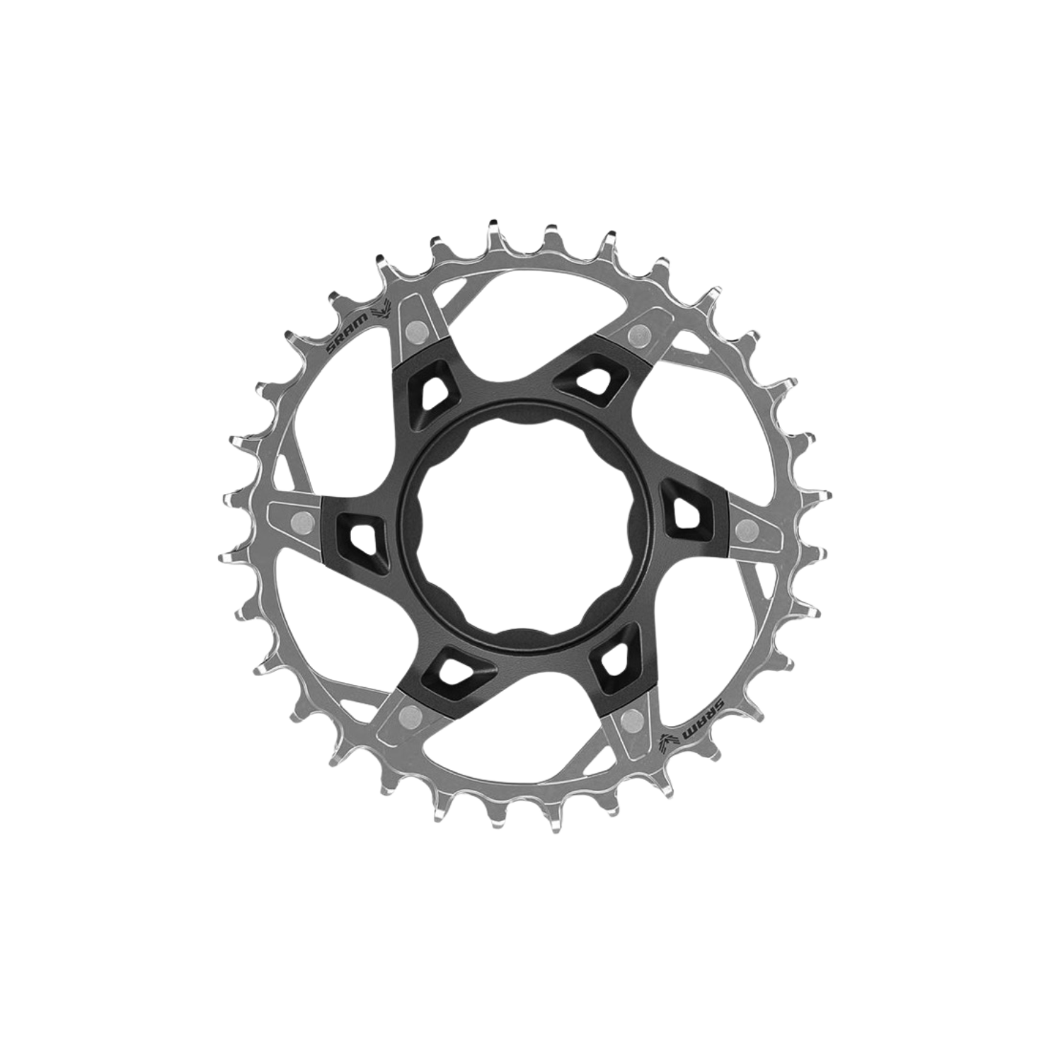 Sram XX T-Type Sprocket for TQ Motors - 32 Tooth - Black/Silver