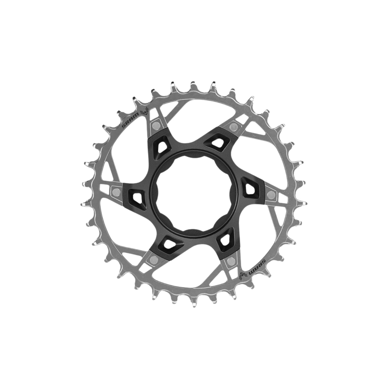 Sram XX T-Type Sprocket for TQ Motors - 34 Tooth - Black/Silver
