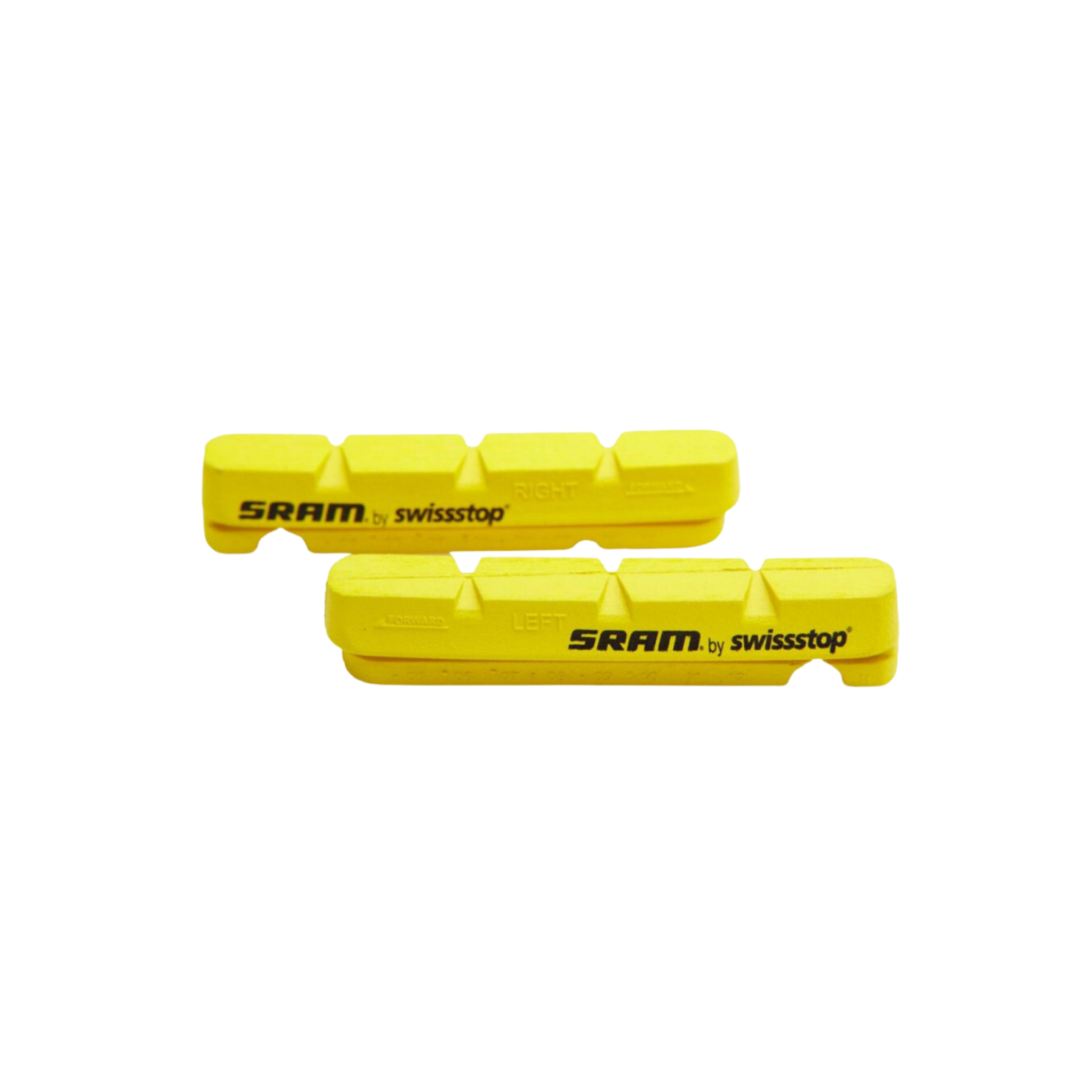 Sram Yellow Swiss Stop 碳纤维轮圈刹车片衬垫公路车