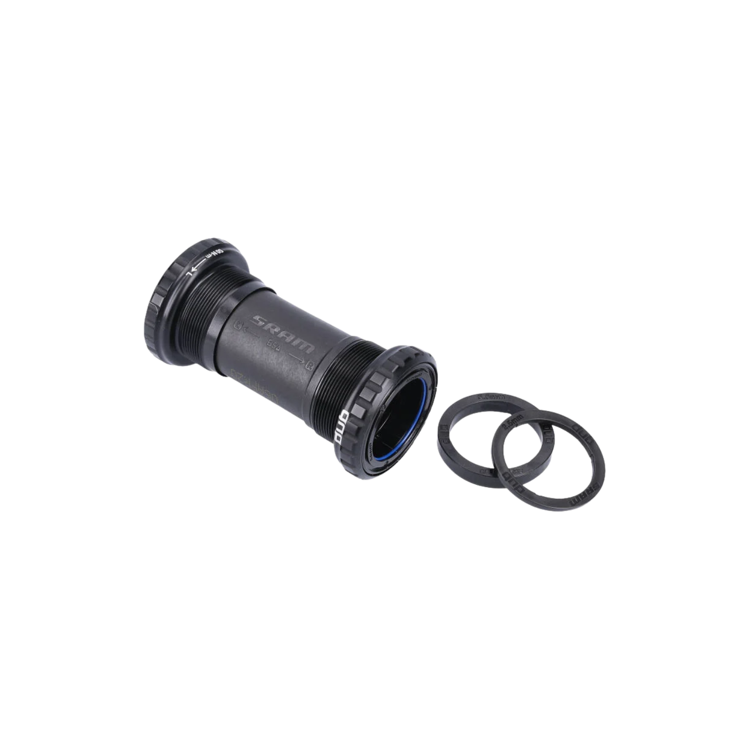 Sram DUB Threaded Bottom Bracket - 68mm English Thread for Road Wide (Black)
