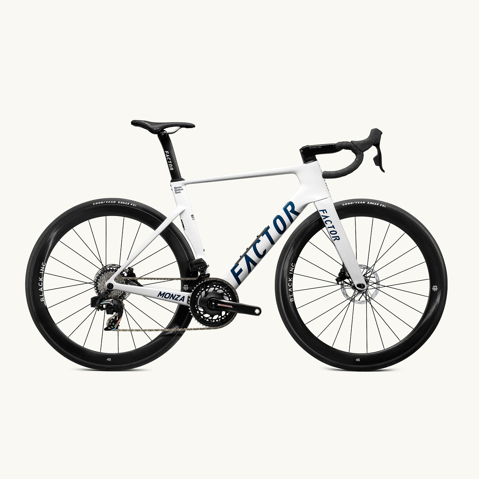 Factor Monza Ultegra Di2 Complete Bike - Pearl White