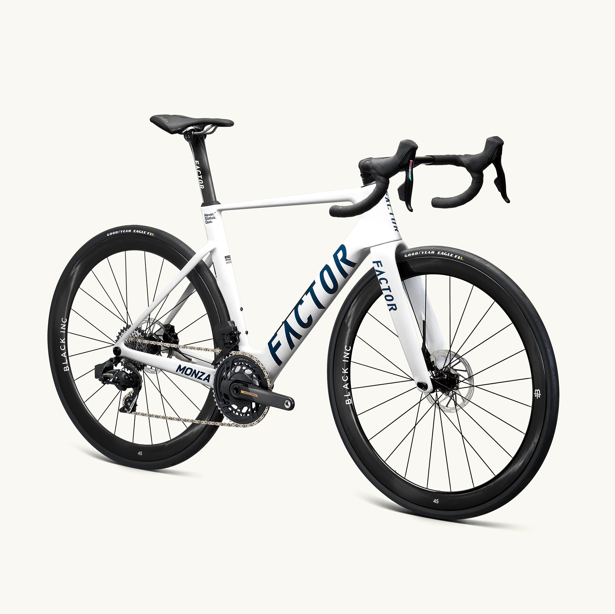 Factor Monza Ultegra Di2 Complete Bike - Pearl White