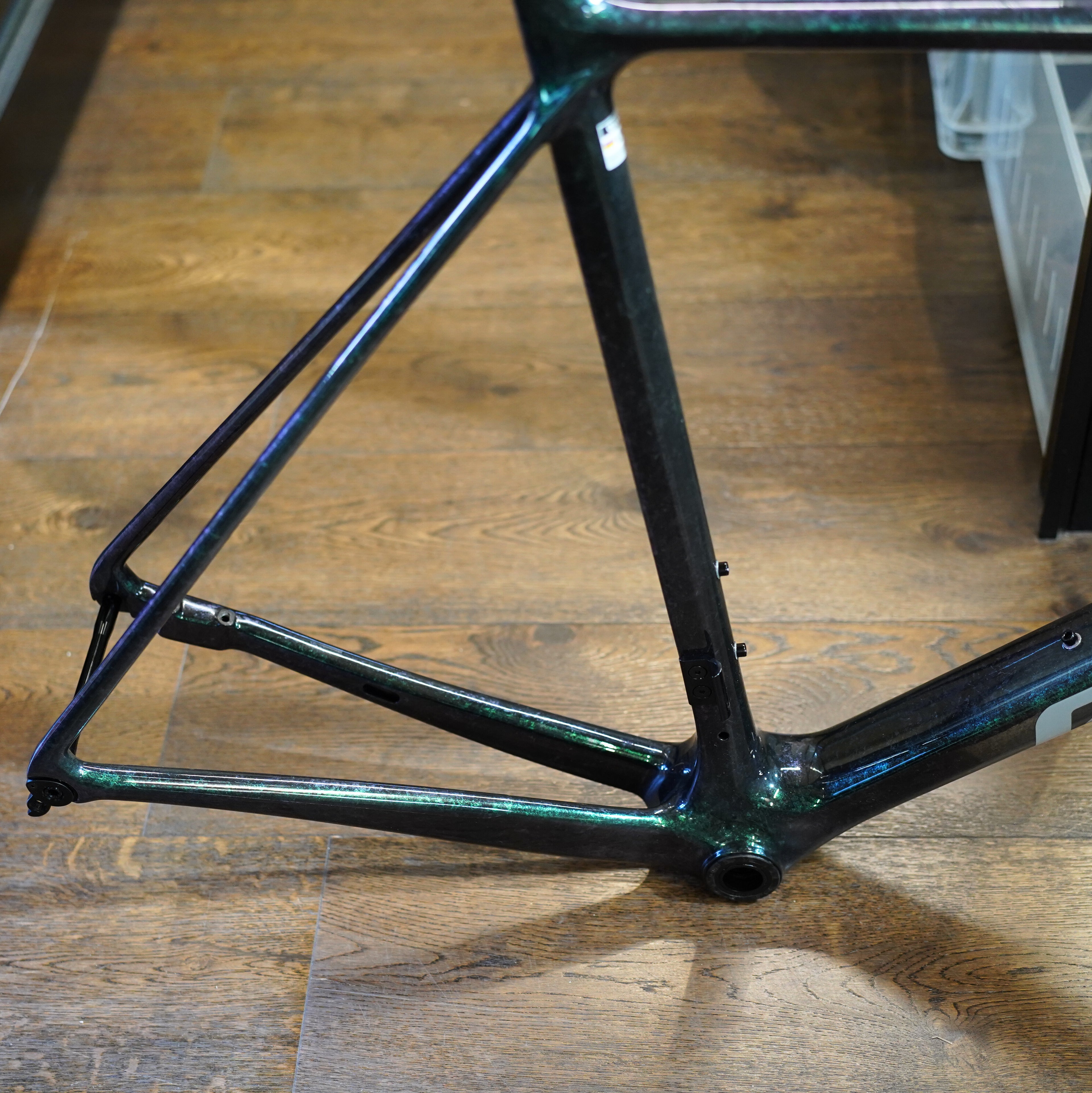 Preloved / Giant TCR Advanced SL 2025 Frameset - Psychedelic Green XL