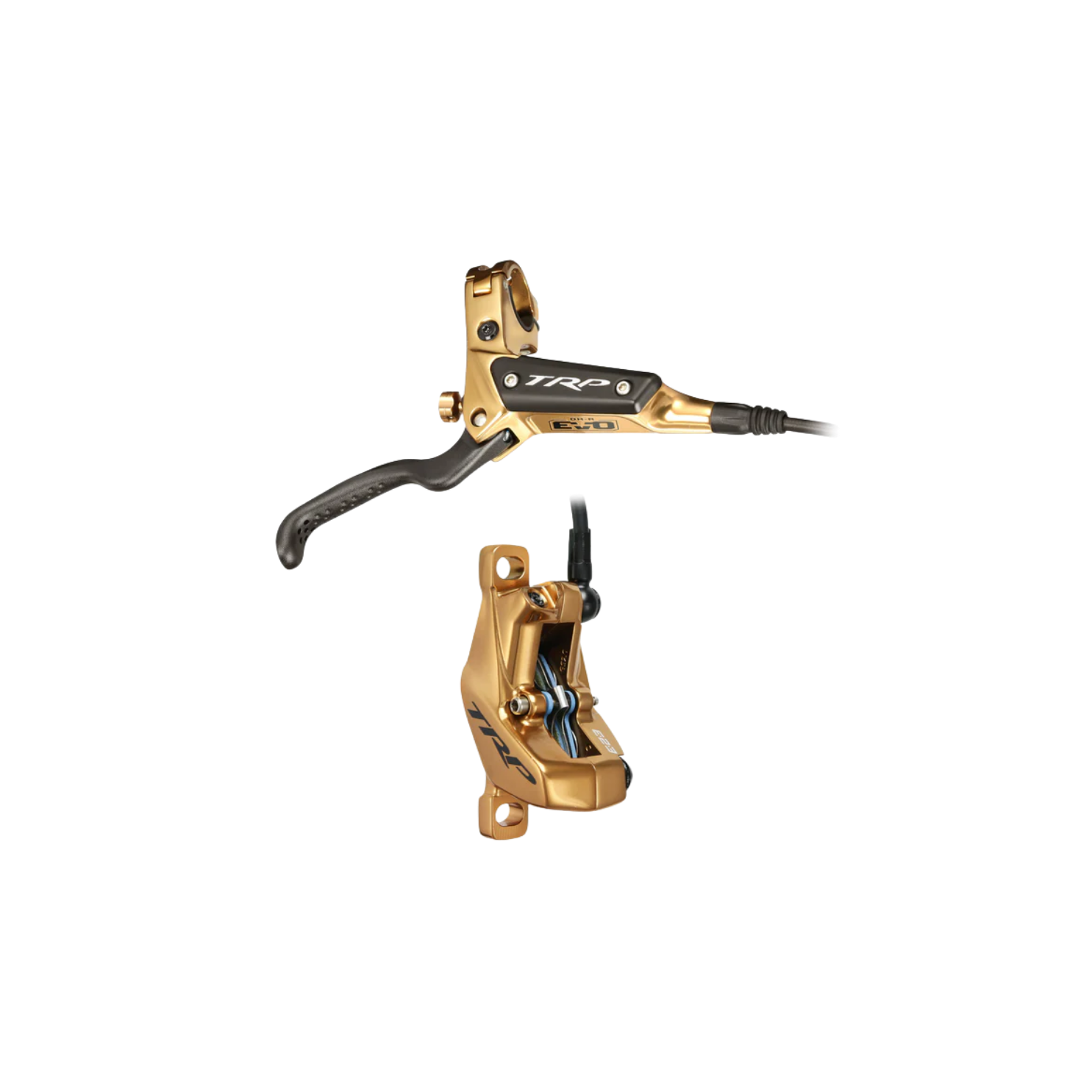 TRP DH-R EVO Disc Brake Set - Gold
