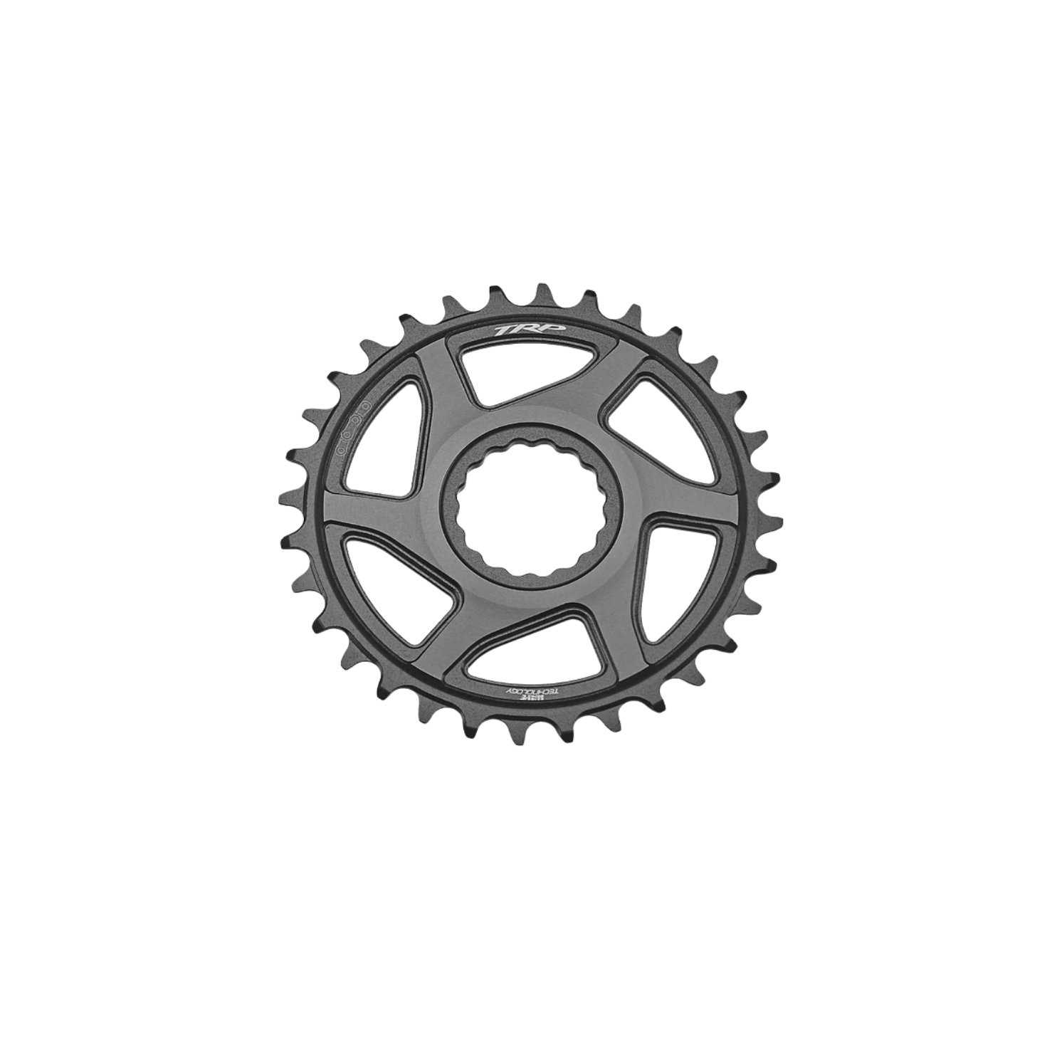 TRP EVO 12 Chainring - Duotone (Black/Space Grey)
