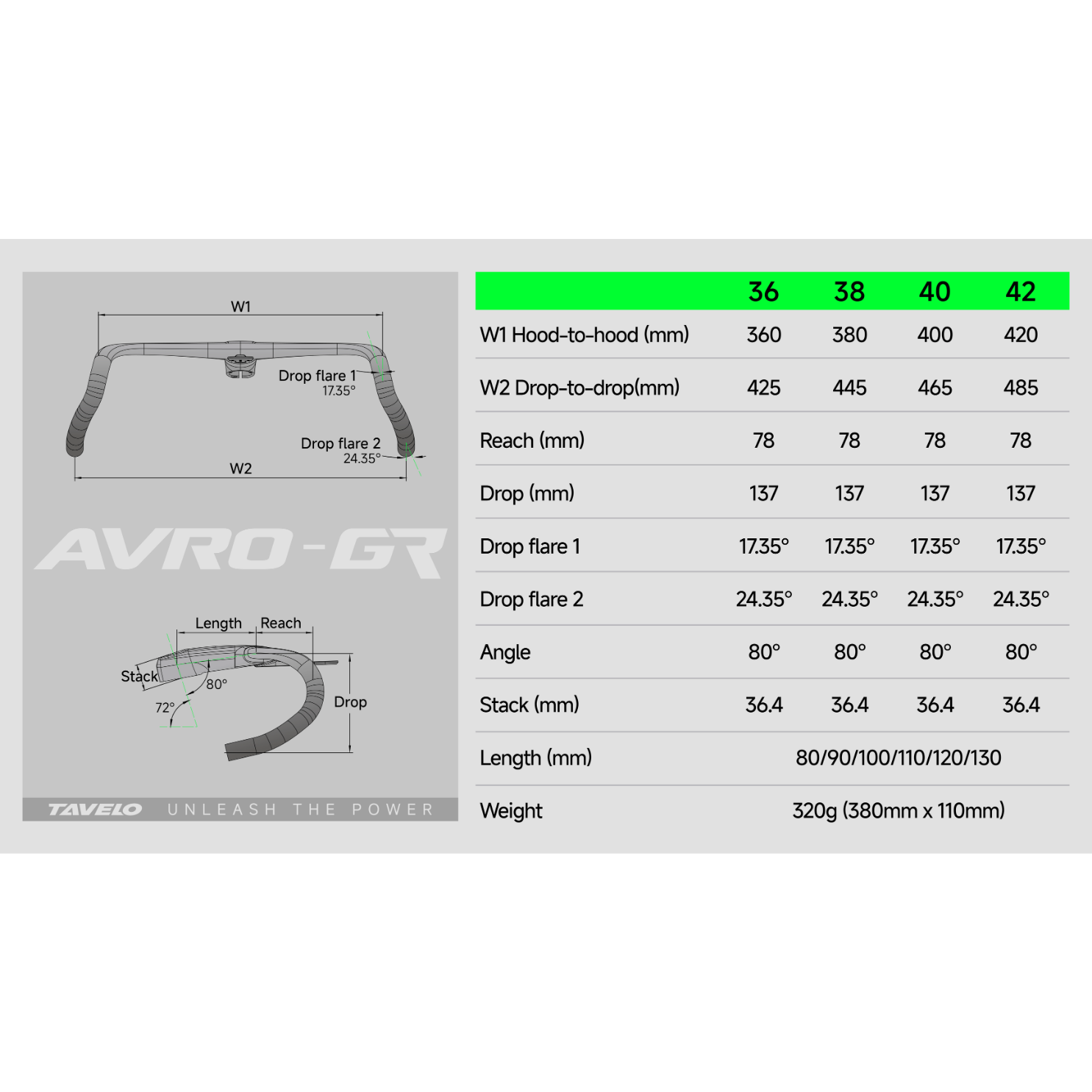 Tavelo AVRO-GR Gravel Handlebars