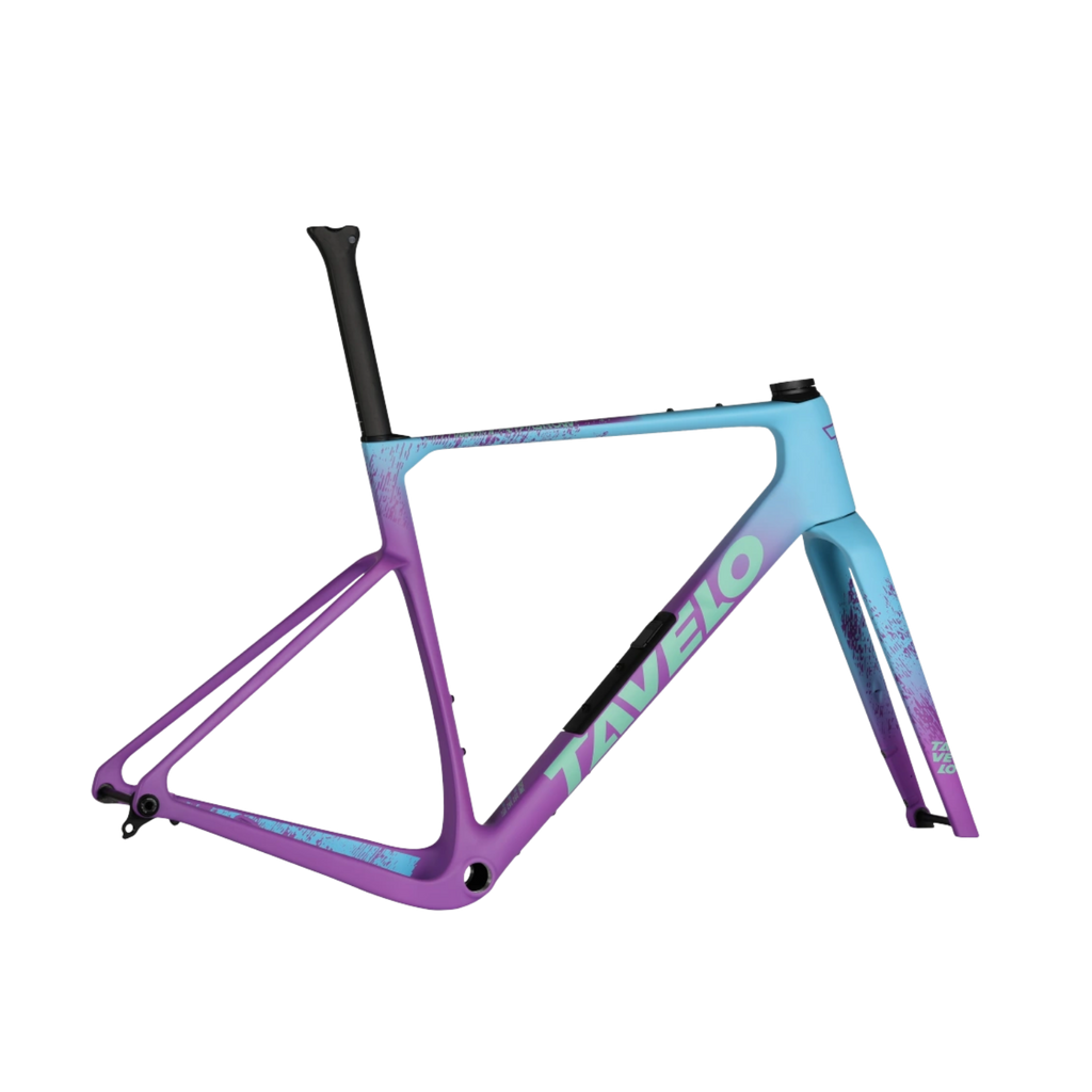 Tavelo GROW Gravel Frameset - Violet Surge