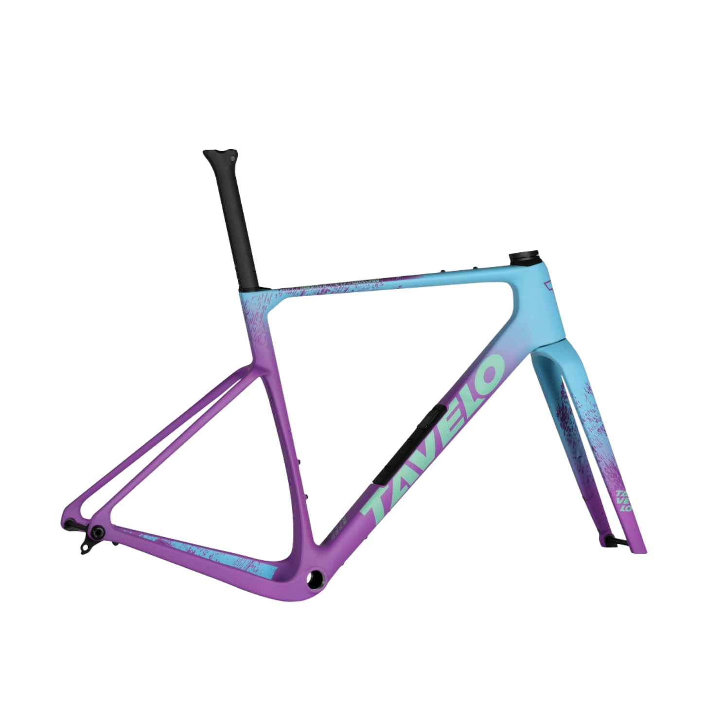 Tavelo GROW Gravel Frameset - Violet Surge