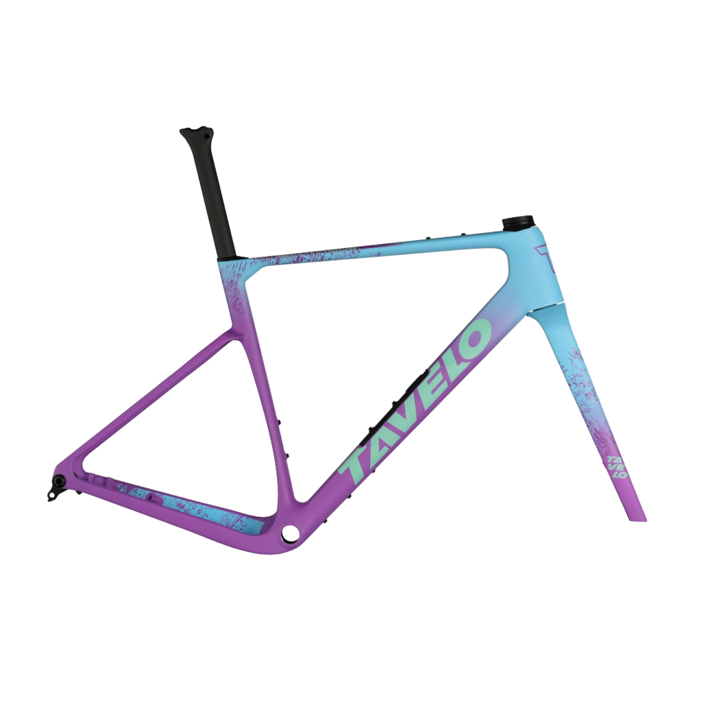 Tavelo GROW Gravel Frameset - Violet Surge
