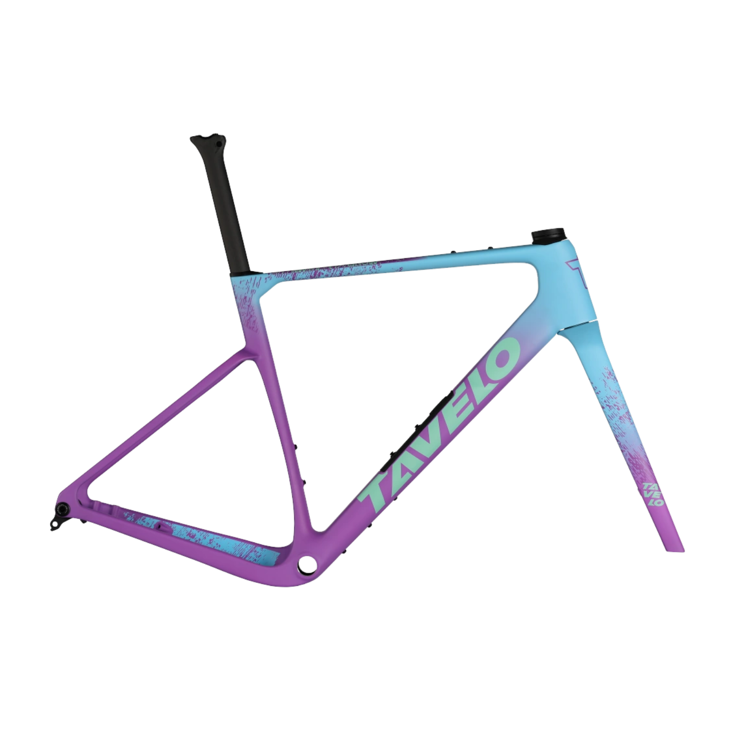 Tavelo GROW Gravel Frameset - Violet Surge