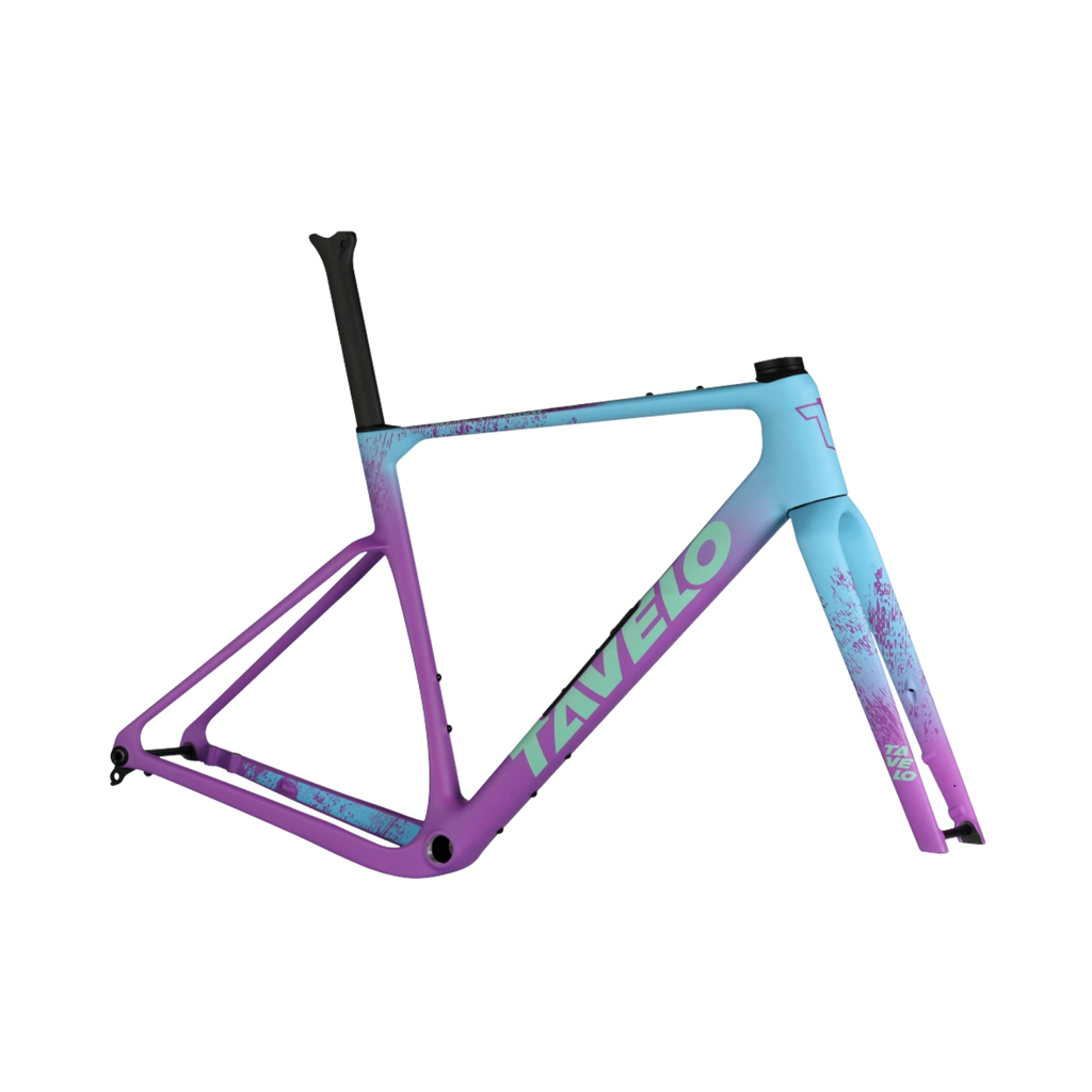 Tavelo GROW Gravel Frameset - Violet Surge