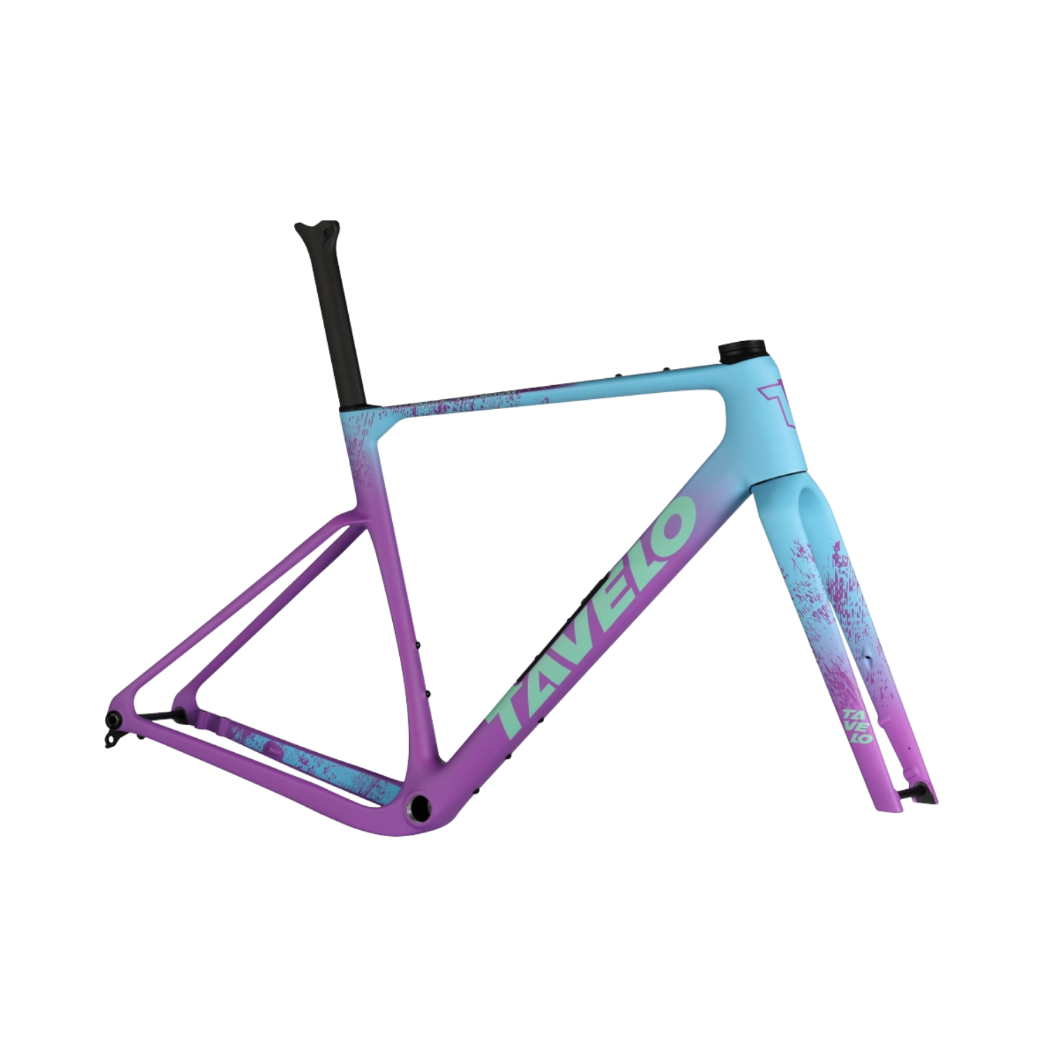 Tavelo GROW Gravel Frameset - Violet Surge