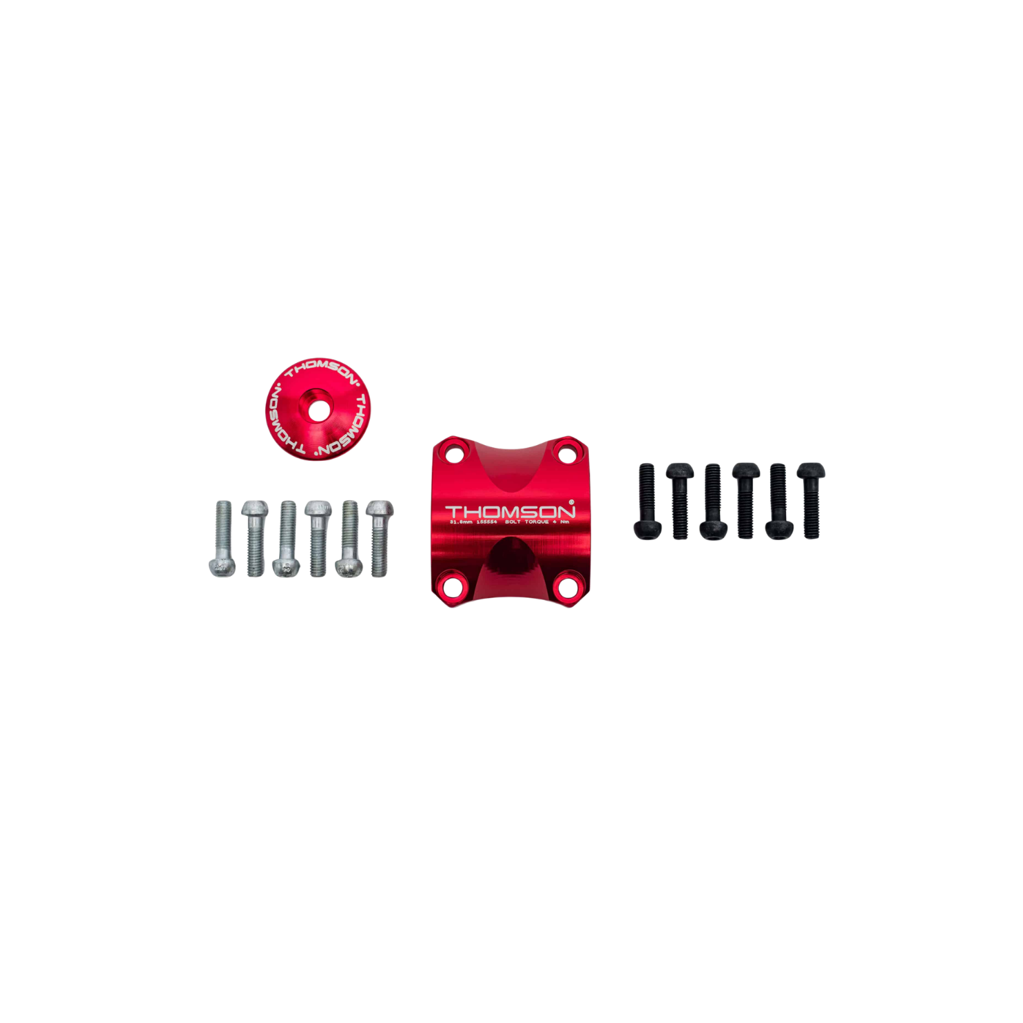 Thomson X4 Dress Up Kit - Anodized Red