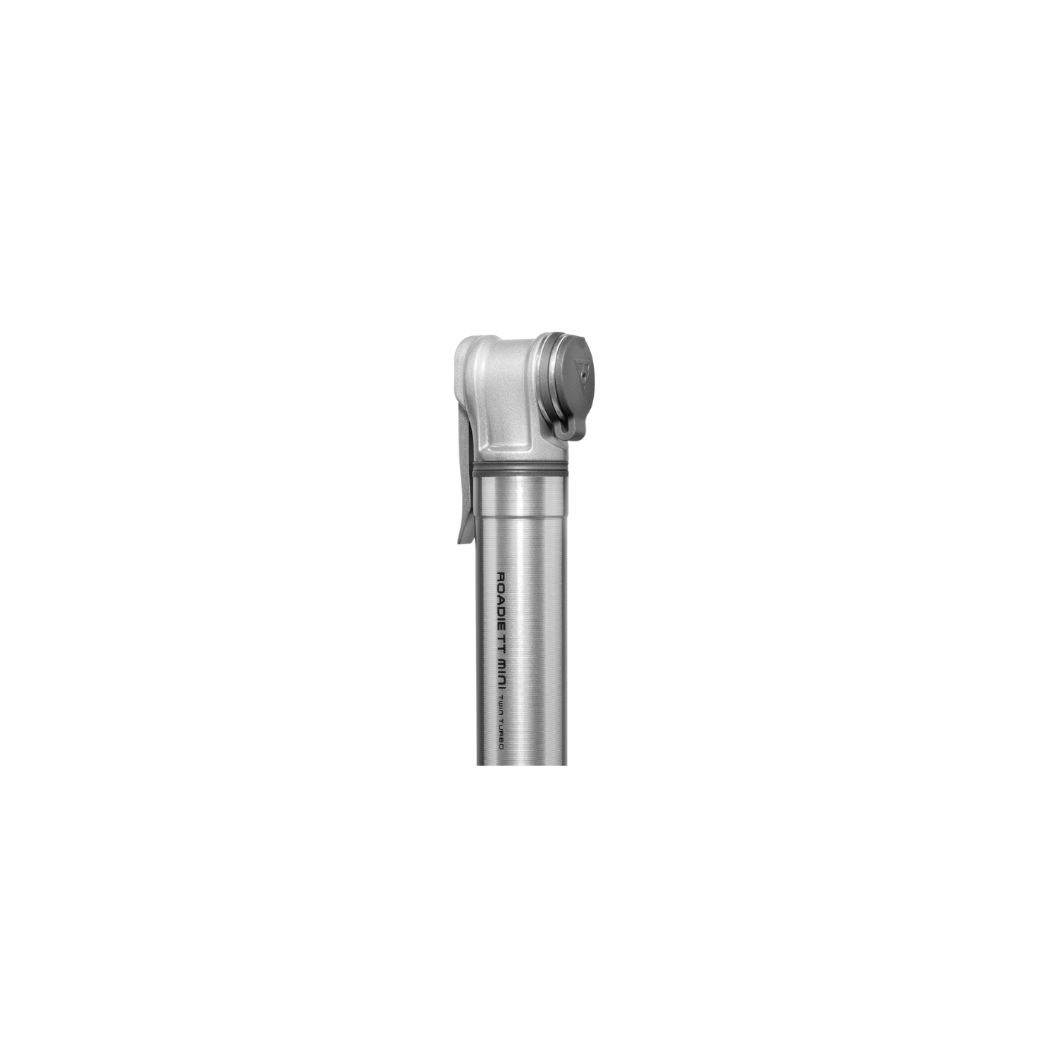 Topeak Roadie TT Mini Twin Turbo Hand Pump - Silver