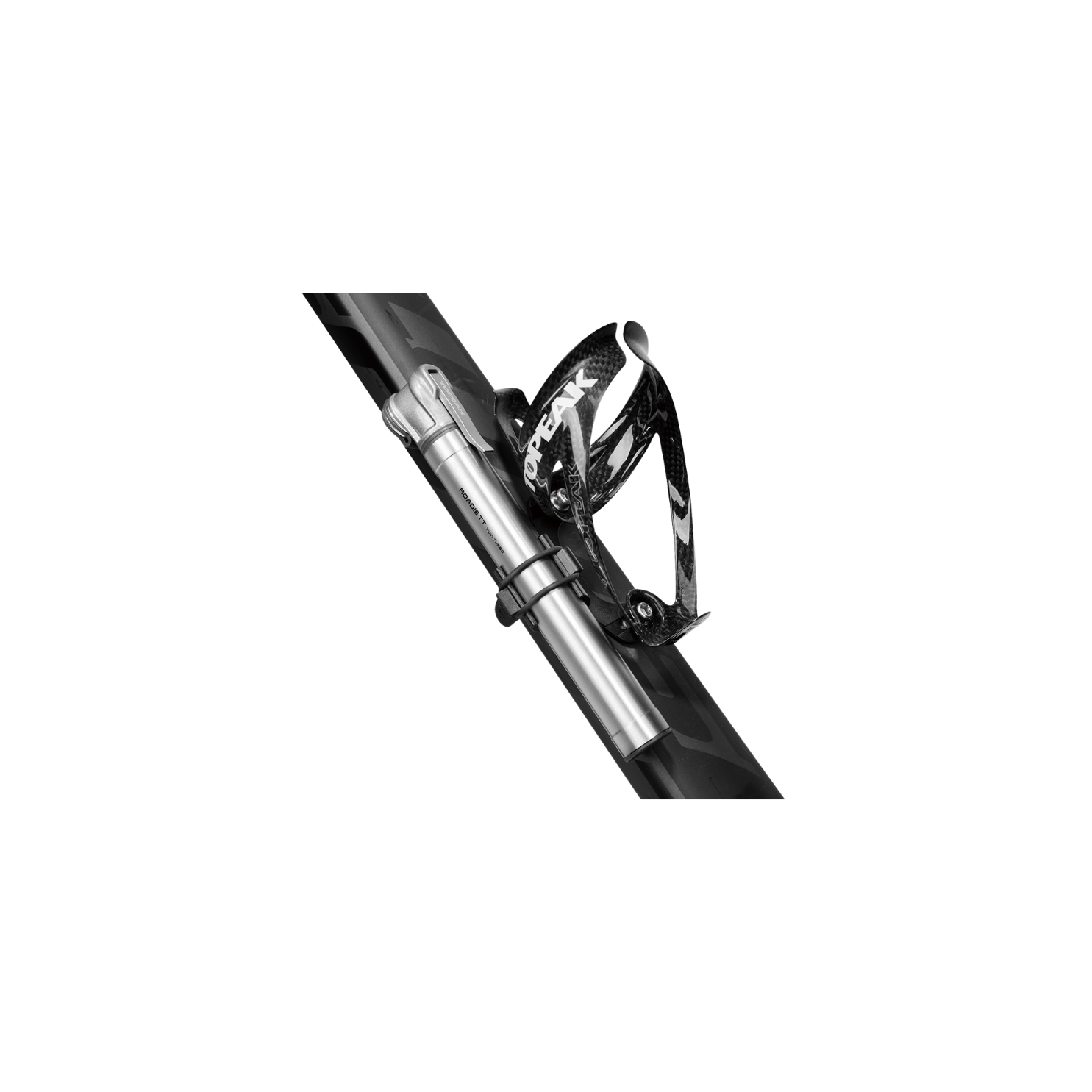 Topeak Roadie TT Twin Turbo Hand Pump - Silver