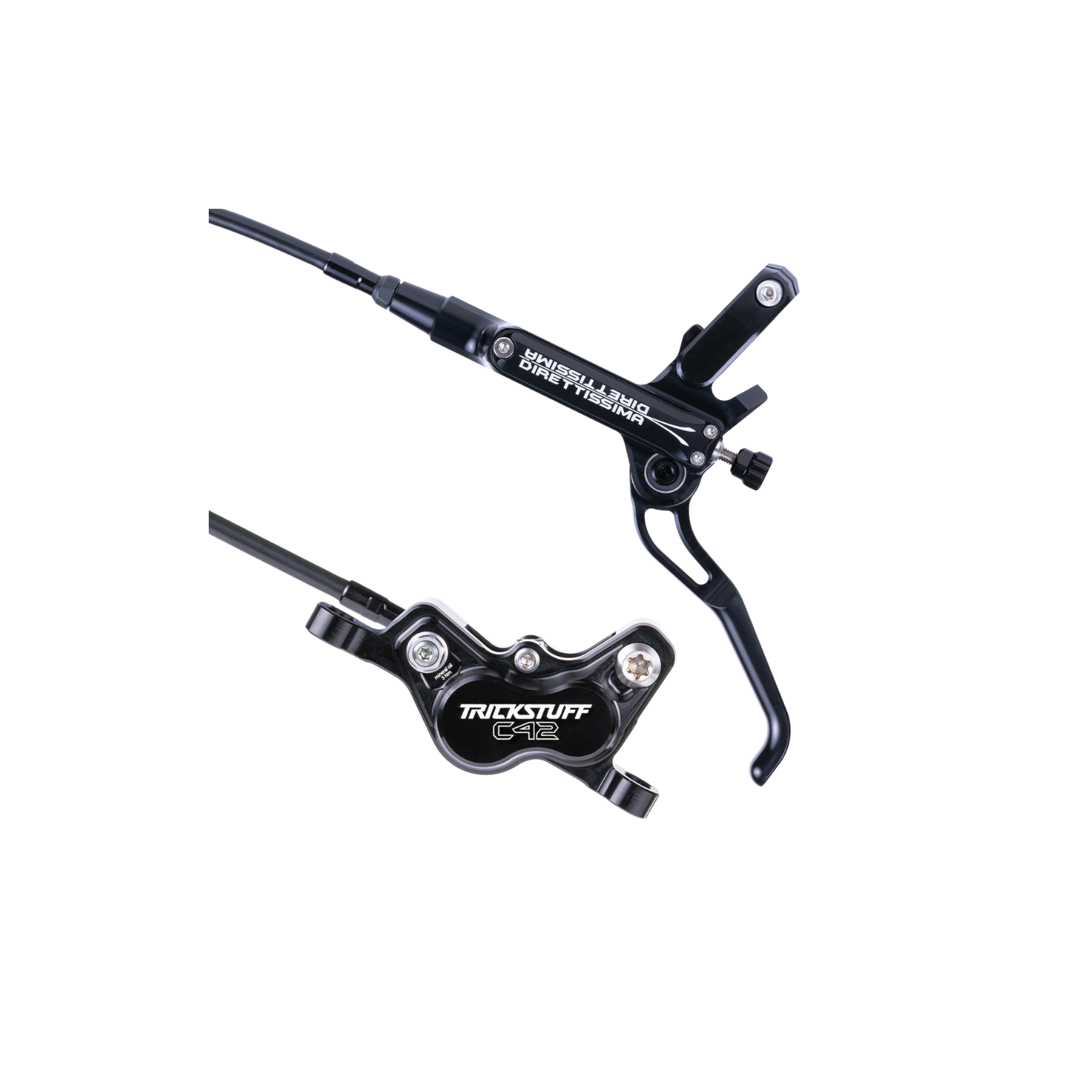 Trickstuff Direttissima Disc Brake Set - Black