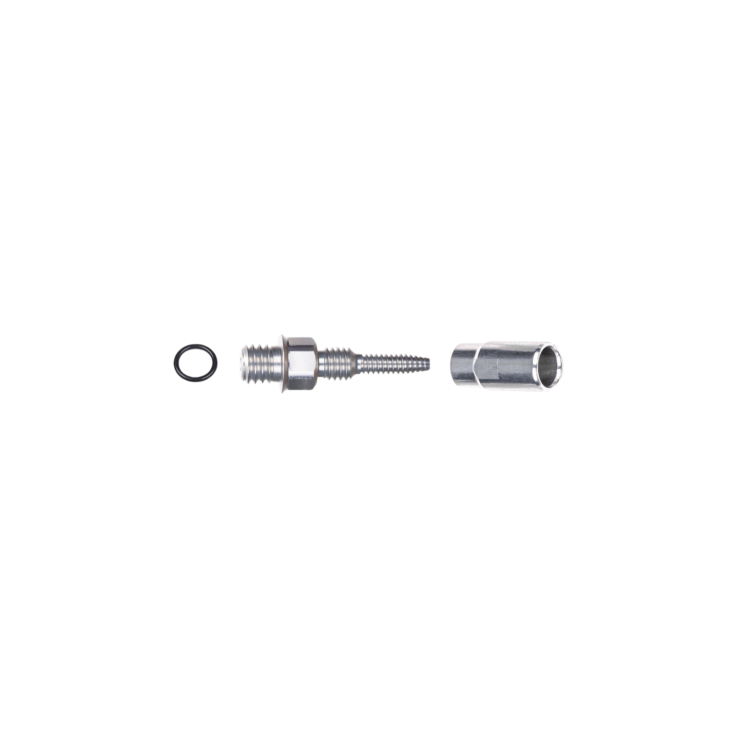 Trickstuff Hose Fitting M6x1 Kevlar - Silver
