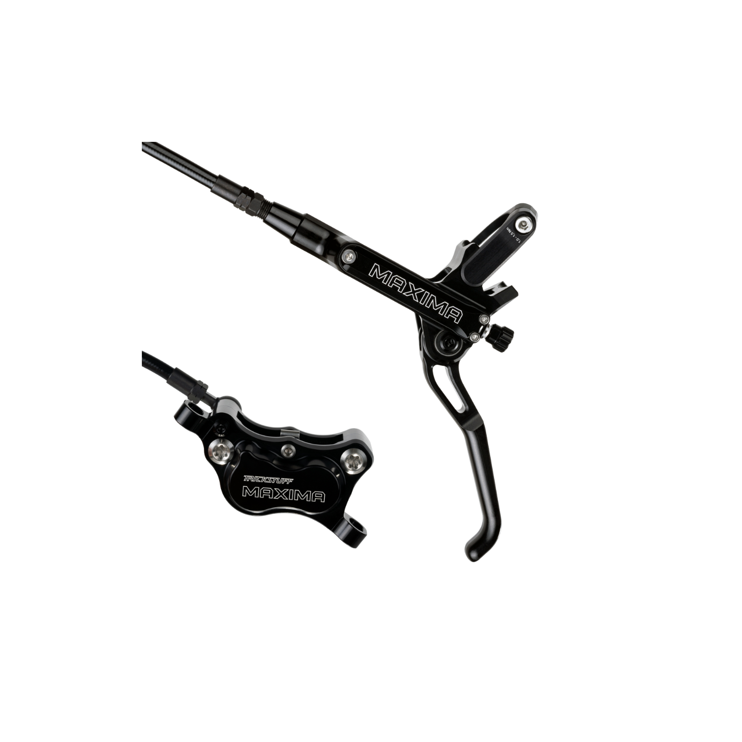 Trickstuff Maxima Disc Brake Set - Black (Goodridge Hose)