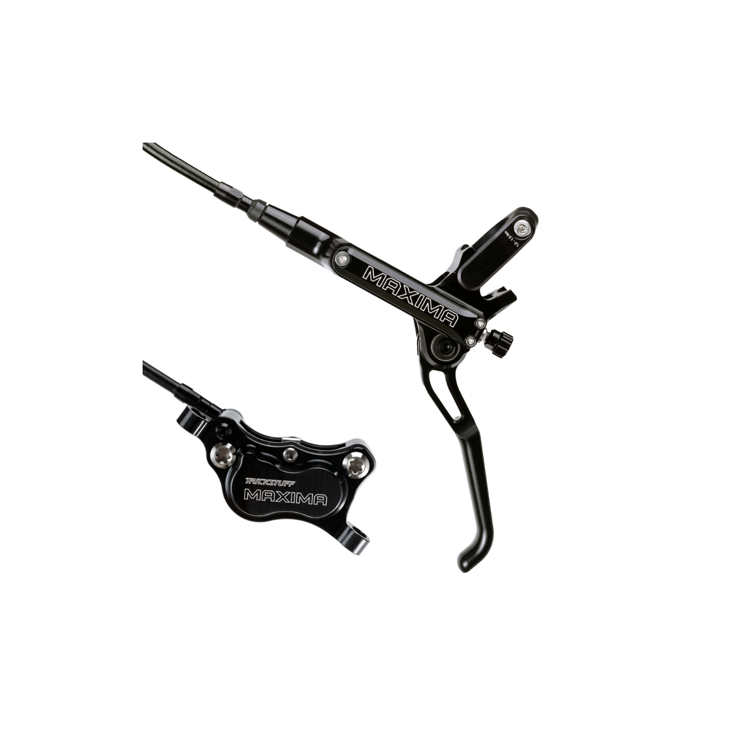 Trickstuff Maxima Disc Brake Set - Black (Kevlar Hose)
