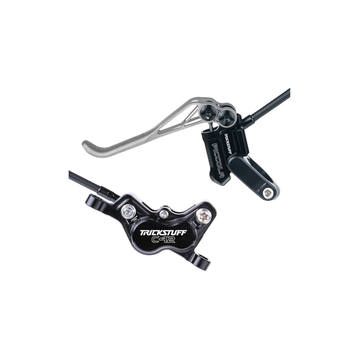 Trickstuff Piccola HD Titanium Disc Brake Set - Black