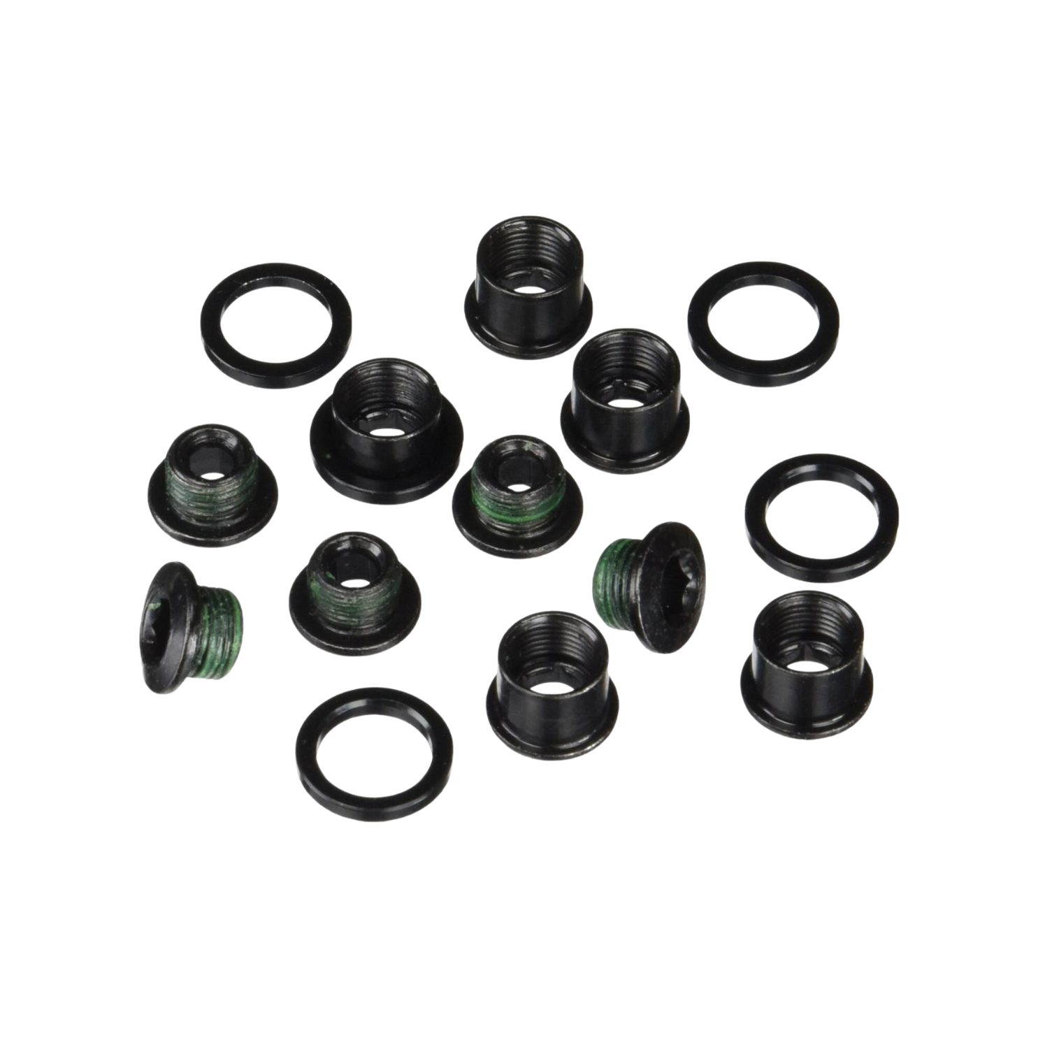 Truvativ Chain Ring Bolt Kit 5-arm Single Steel w Spacer Black