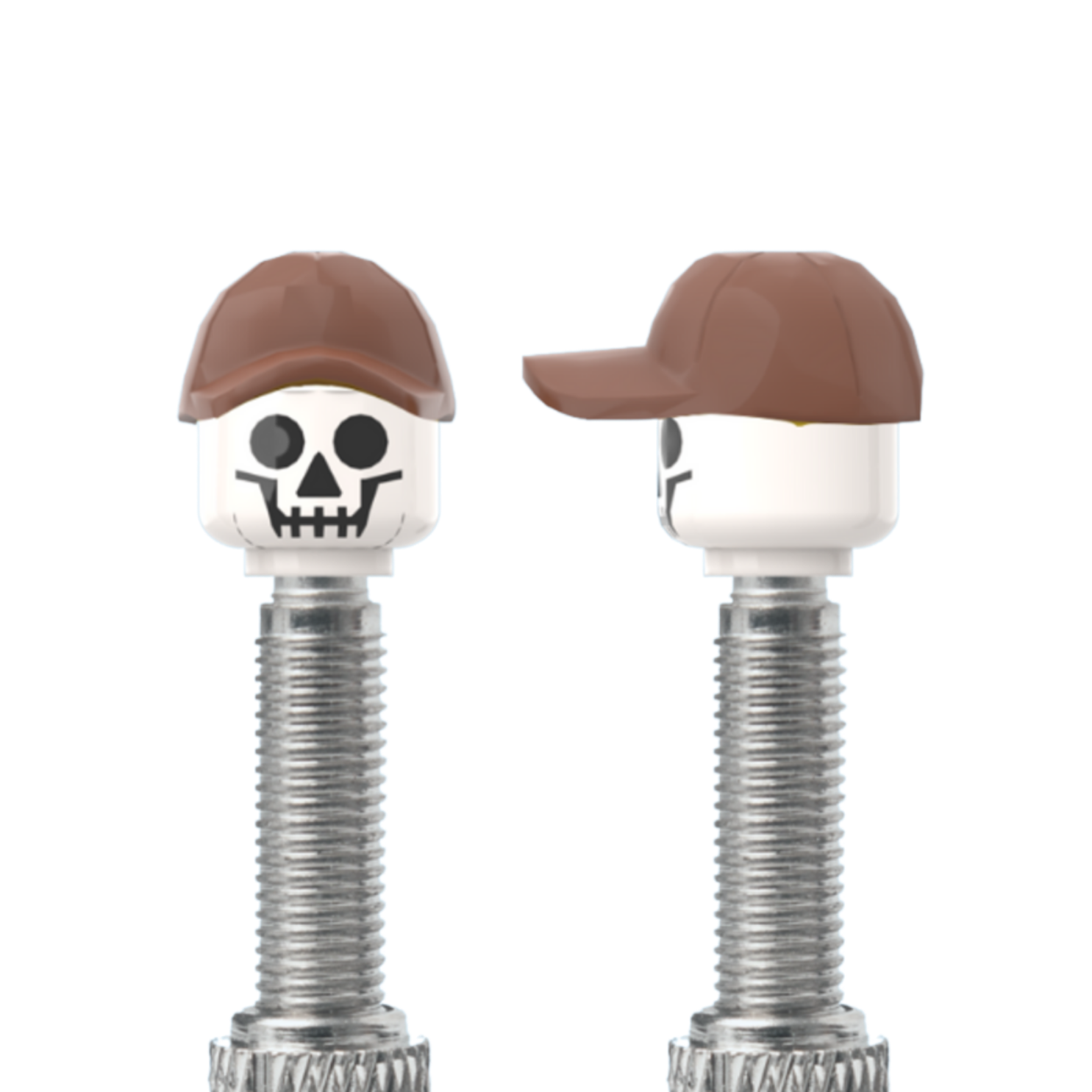 Brick Caps 1 Face With A Brown Cap Presta Valve Cap