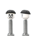 Brick Caps 1 Skull Face With A Black Beanie Presta Valve Cap