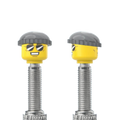Brick Caps 2 Face With A Grey Beanie Presta Valve Cap