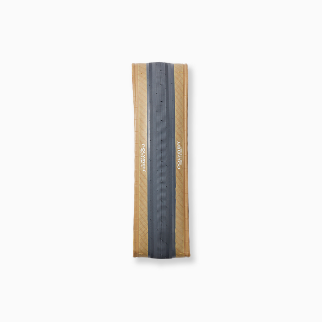 Polymer Workshop x Panaracer GravelKing Slick R - 灰色/棕褐色
