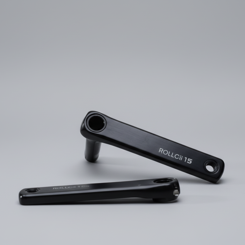 Veloci Cycles ROLLCii 15 Road/Gravel Crank Arms Only - Black