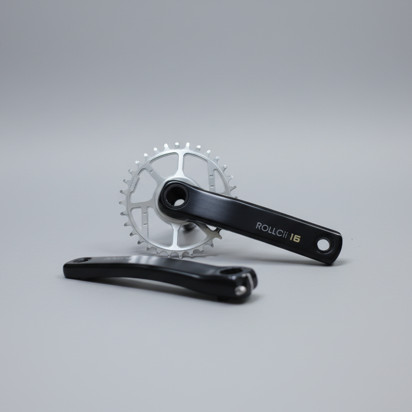 Veloci Cycles ROLLCii 15 MTB Crank Arms Only - Black