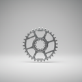 Veloci Cycles ROLLCii V.2 1X Direct-Mount Chainring  - Silver
