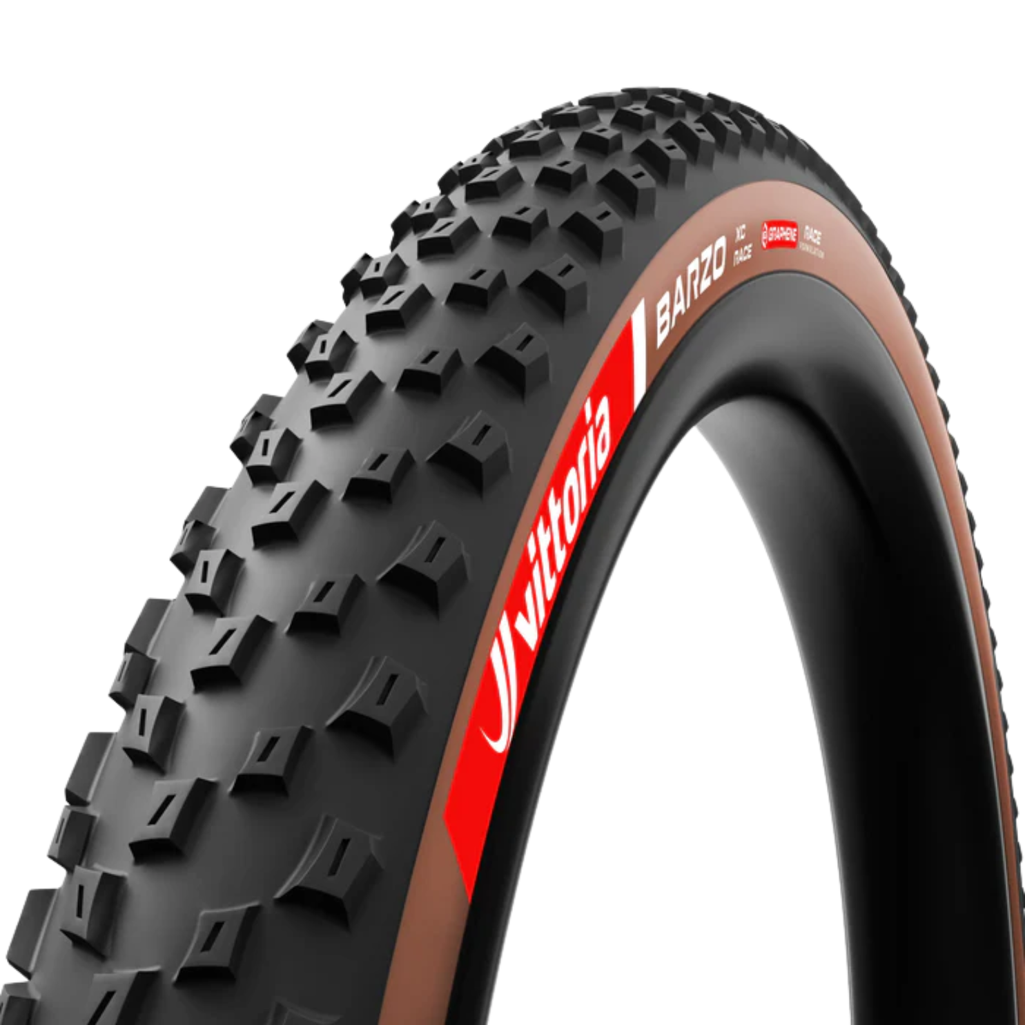 Vittoria Barzo XC Race Tubeless-Ready Tyre - Brown