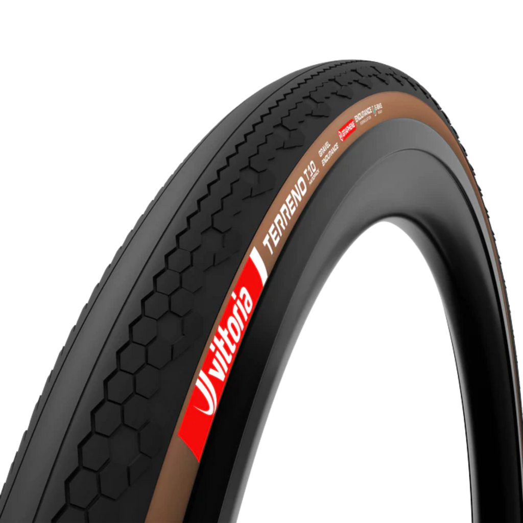 Vittoria Terreno T10 Hardpack Gravel Endurance Tubeless-Ready Tyre - Brown